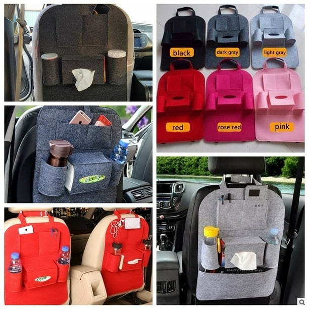 Auto Car Seat Back Multi-Pocket Storage Bag Organizer Holder Hanger Bag Black Auto Car Seat Back Multi-Pocket Storage Bag Organizer Holder Hanger Bag Black
